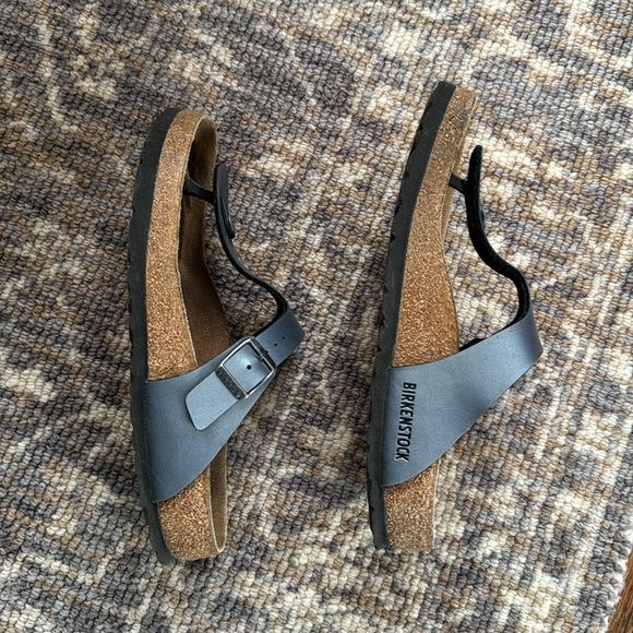 Birkenstock Gizeh Size 37 Onyx Birko-flor Sandal - Picture 2 of 5